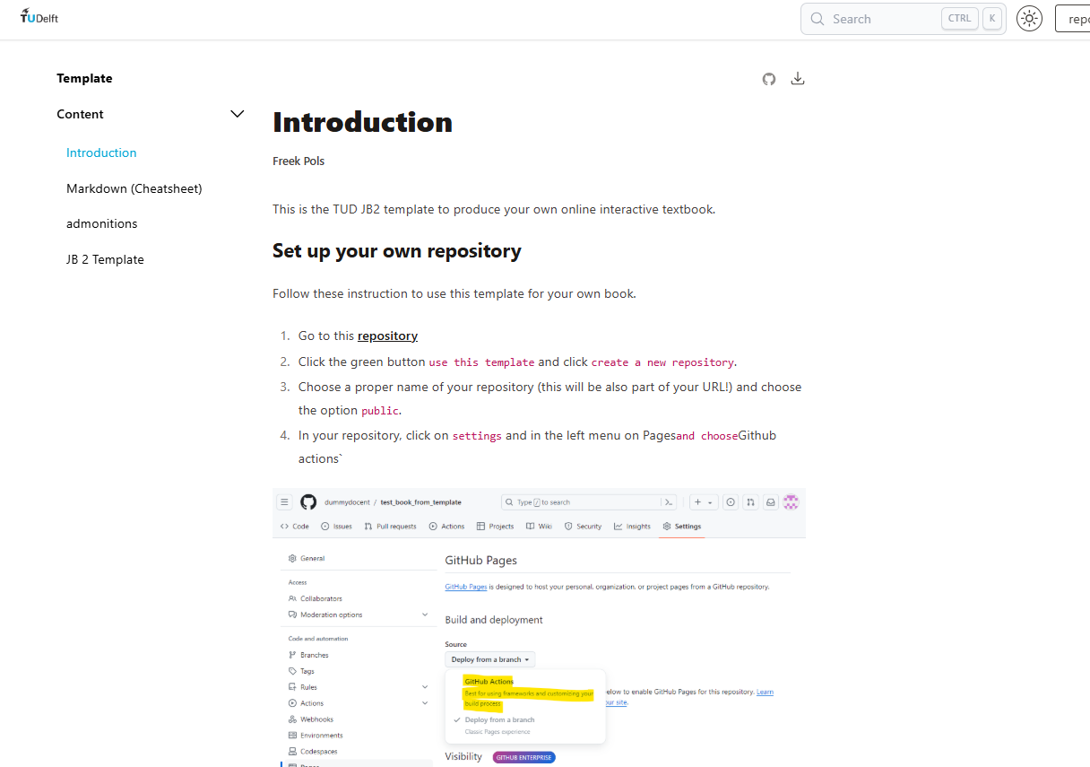 The output of the template book is the same as your book.